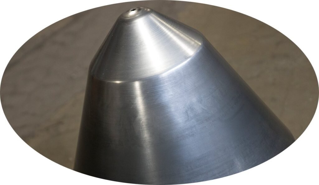 The Craft of Metal Spinning: Steel Cones